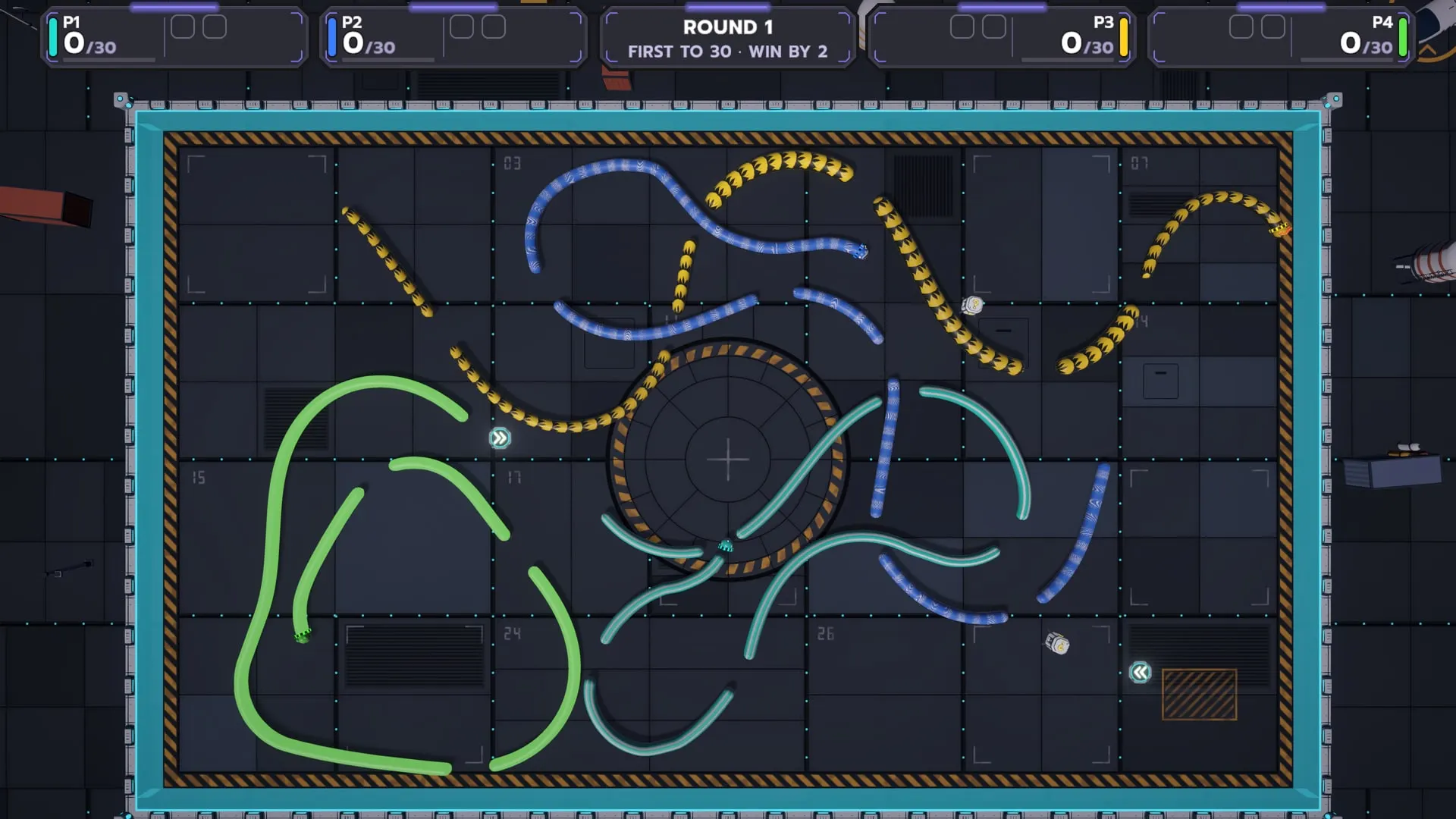 A full Docking Bay in the Space biome